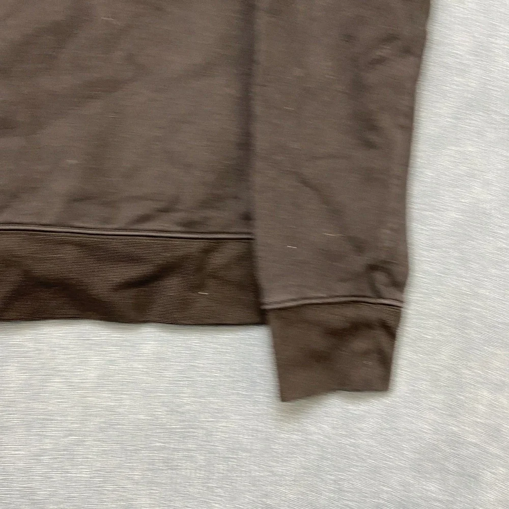 Nike Air Jordan Hoodie Men XL Black Fleece Lined Kangaroo Pocket Ribbed Pullover
